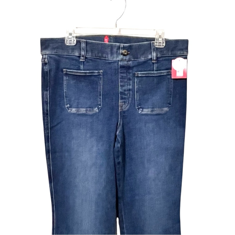 Spanx Patch Pocket Flare Jeans Size XL New - Picture 6 of 13